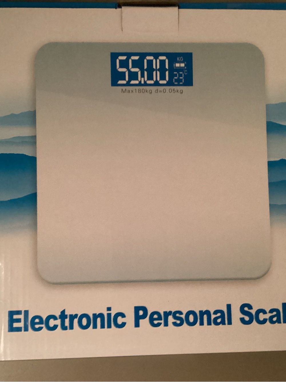 Digital Electronic Personal Scale in White
